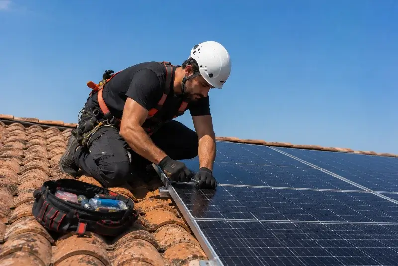 Maintenance et monitoring de panneaux solaires à Salles-Arbuissonnas-en-Beaujolais